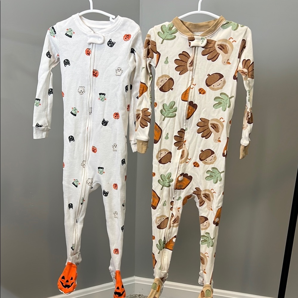 Carter’s Fall Footies | Toddler Fall PJs | Halloween Jammies | Thanksgiving